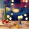 100 Pieces Christmas Kraft Treat Bags Christmas Goody Bags Kraft Holiday Paper Gift Bags Buffet Paper Bags for Christmas Party Favor,4 Styles